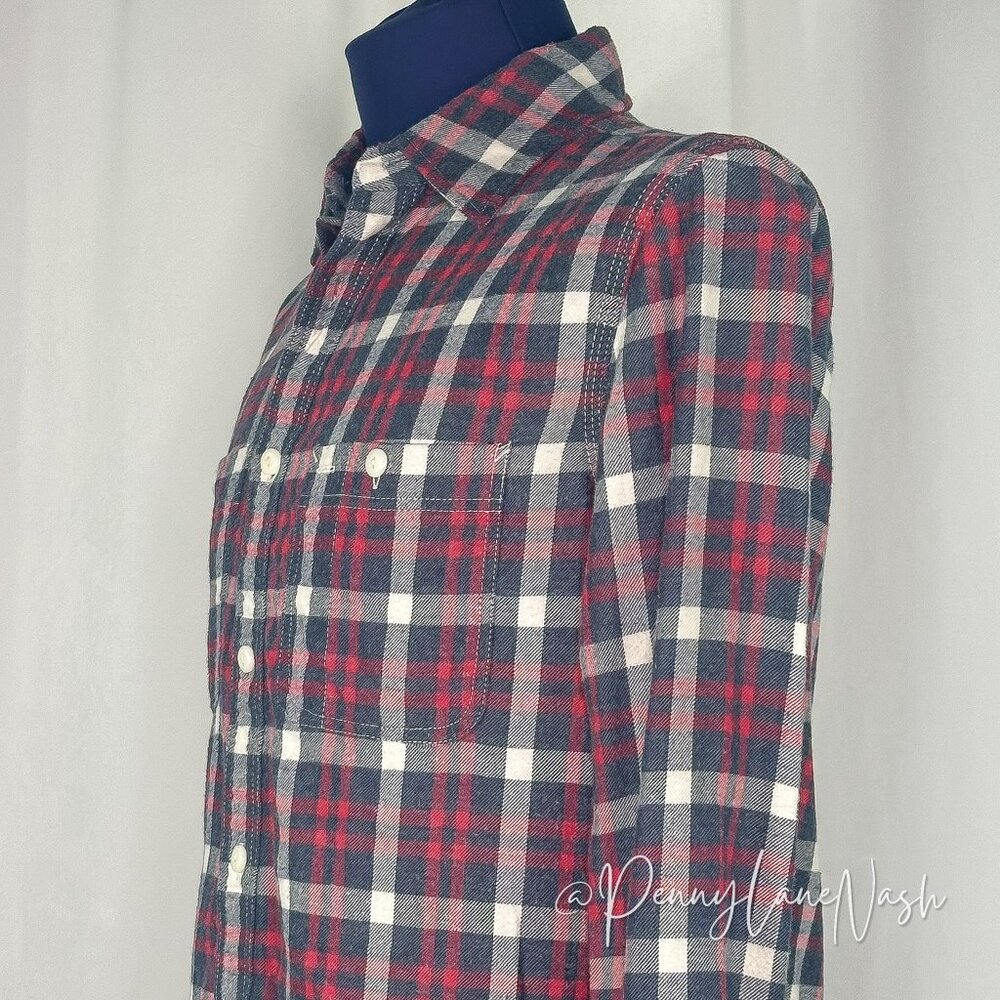 Gap Men's Long Sleeves Plaid Flannel Button Down Shirt Small S - Picture 10 of 11